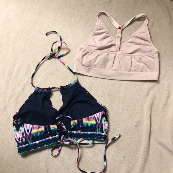 Athleta boho bright high neck bikini top (nude sports bra not included) - Picture 2 of 5